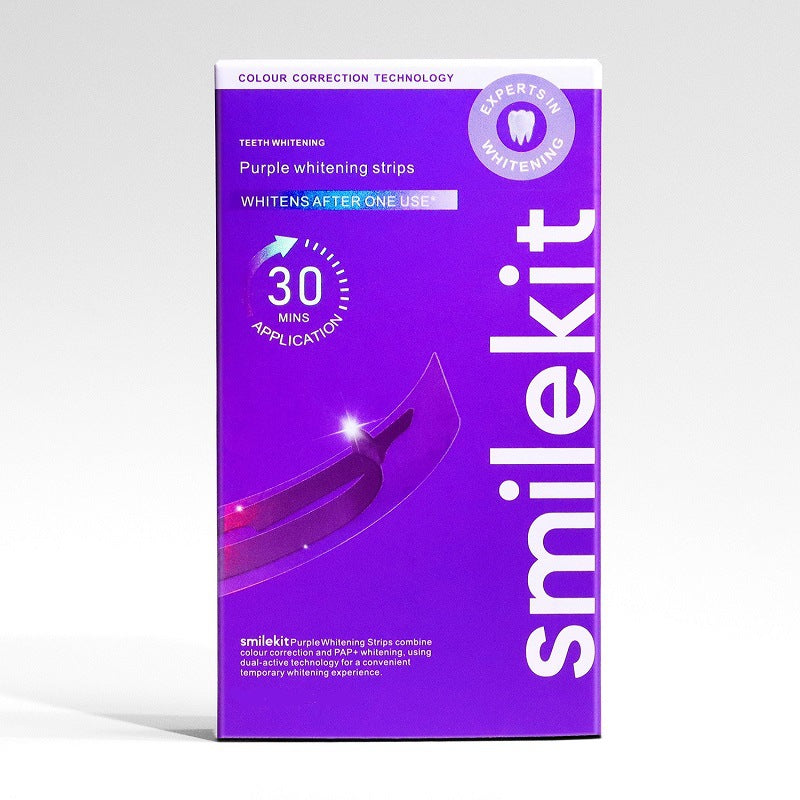 V34 Purple Teeth Whitening Strips